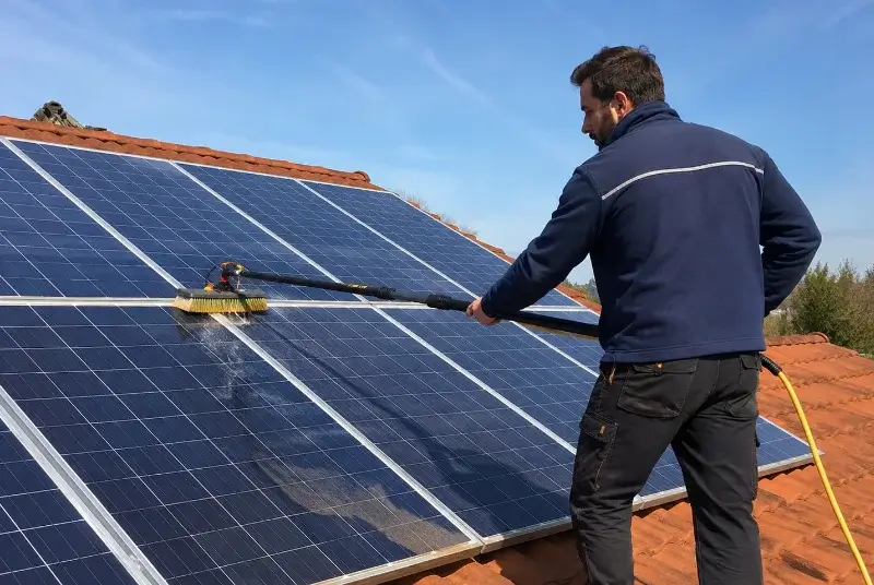 Nettoyage et entretien de panneaux solaires à Vergeroux